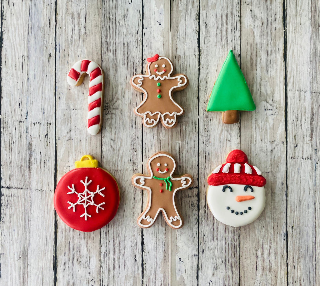 Christmas Minis Cookie Cutters, Christmas cutters, tree cutter, candy cane cutter, gingerbread cutter, snowman cutter, ornament cutter