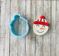 Snowman Head Cookie Cutter, Christmas cutter, Snowman cutter, snow cutter