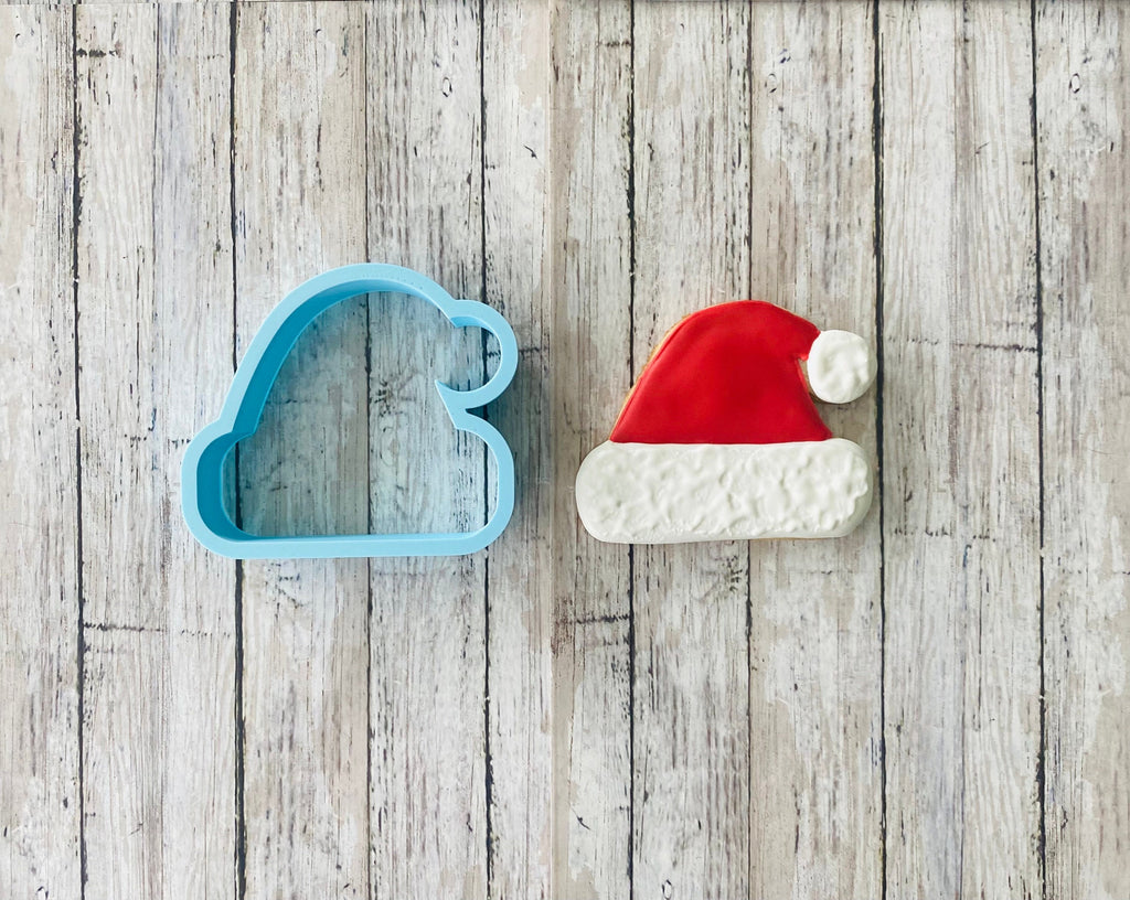 Santa Hat Cookie Cutter, ho ho ho cutter, Santa Claus cutter, Christmas cutter