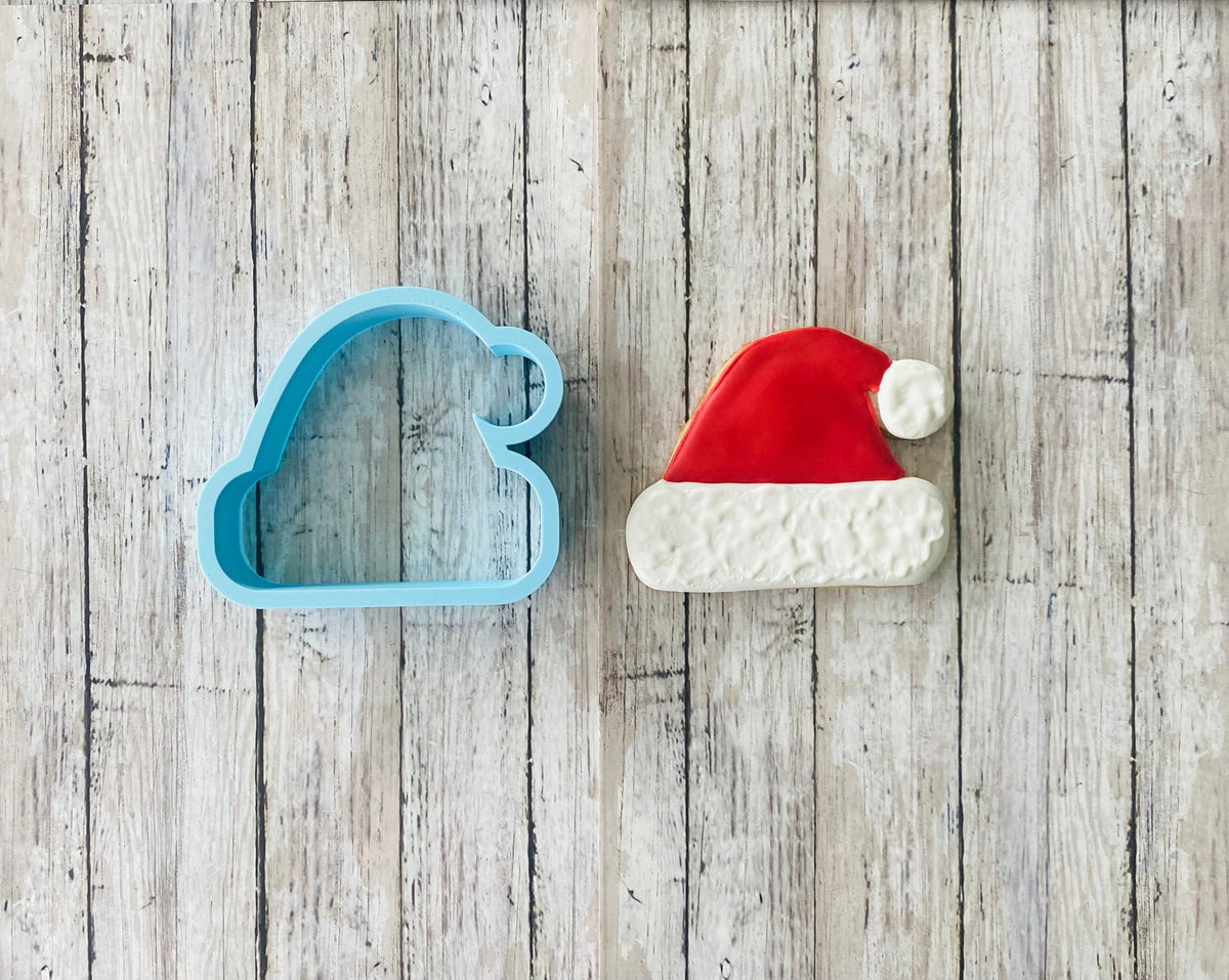 Santa Hat Cookie Cutter, ho ho ho cutter, Santa Claus cutter, Christmas cutter