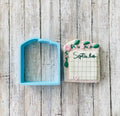 Square with Leaves Frame Cookie Cutter, frame cutter, wedding cutter, bridal shower cutter, baby shower cutter, calendar cutter