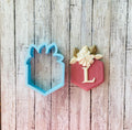 Floral Hexagon Frame Cookie Cutter, frame cutter, wedding cutter, bridal shower cutter, baby shower cutter, anniversary cutter