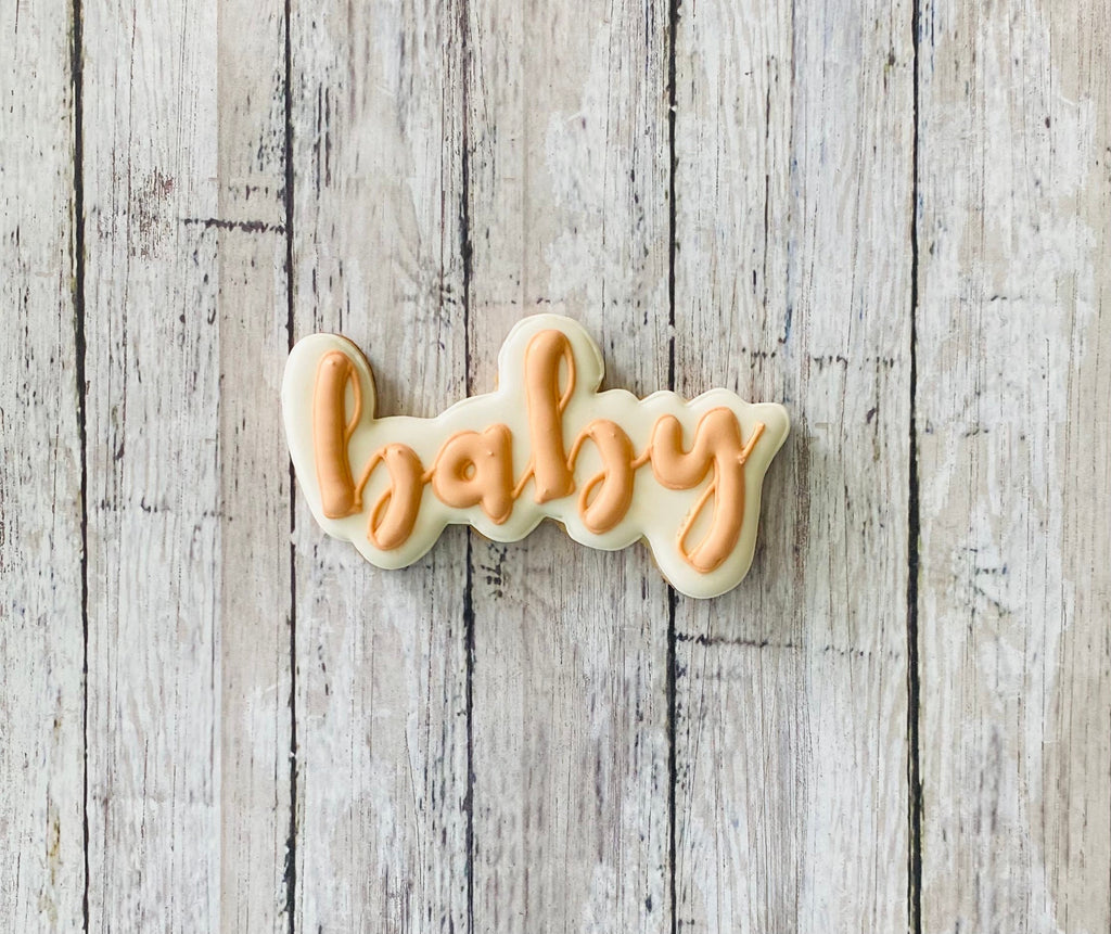 Baby Word Cookie Cutter,  baby cutter, baby shower cutter