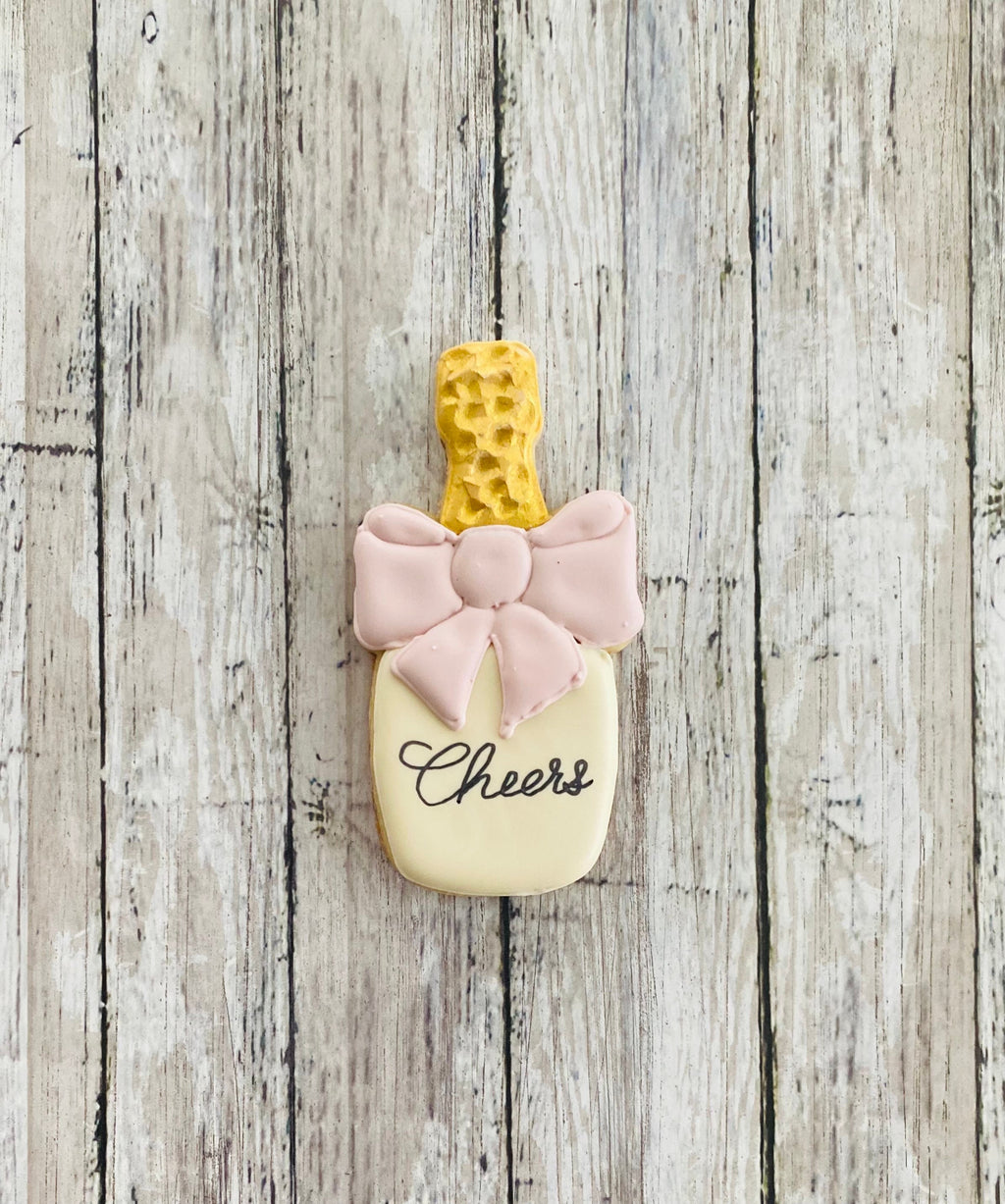 Champagne with Bow Cookie Cutter, Cheers cutter, new years cutter, wedding cutter, anniversary cutter