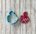 Aggie Cookie Cutter, Gig 'Em cutter, Texas ATM cutter, college cutter, school cutter, football cutter
