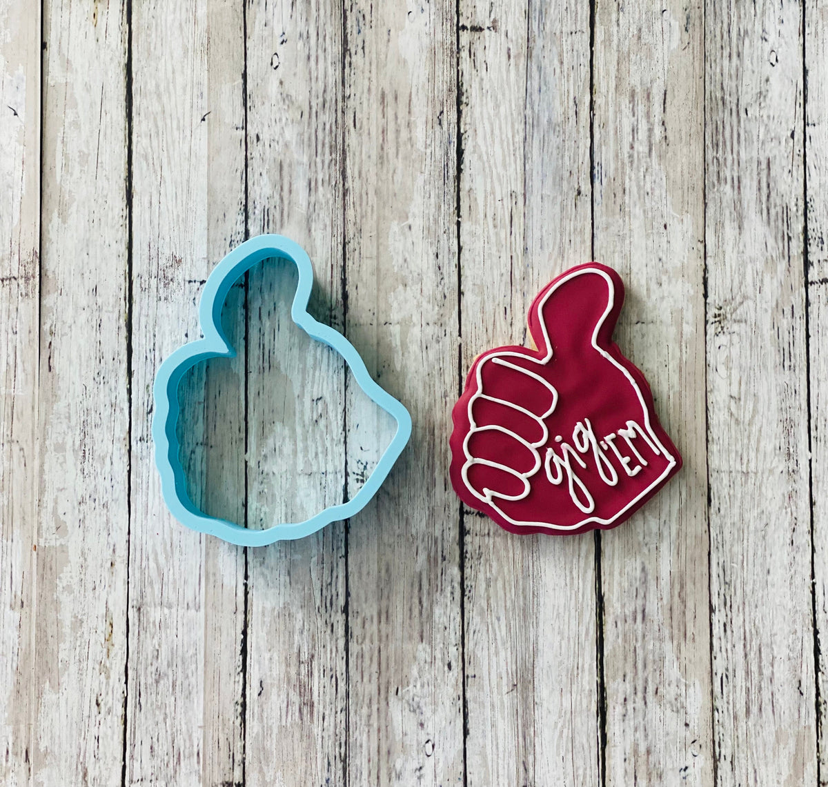 Aggie Cookie Cutter, Gig 'Em cutter, Texas ATM cutter, college cutter, school cutter, football cutter