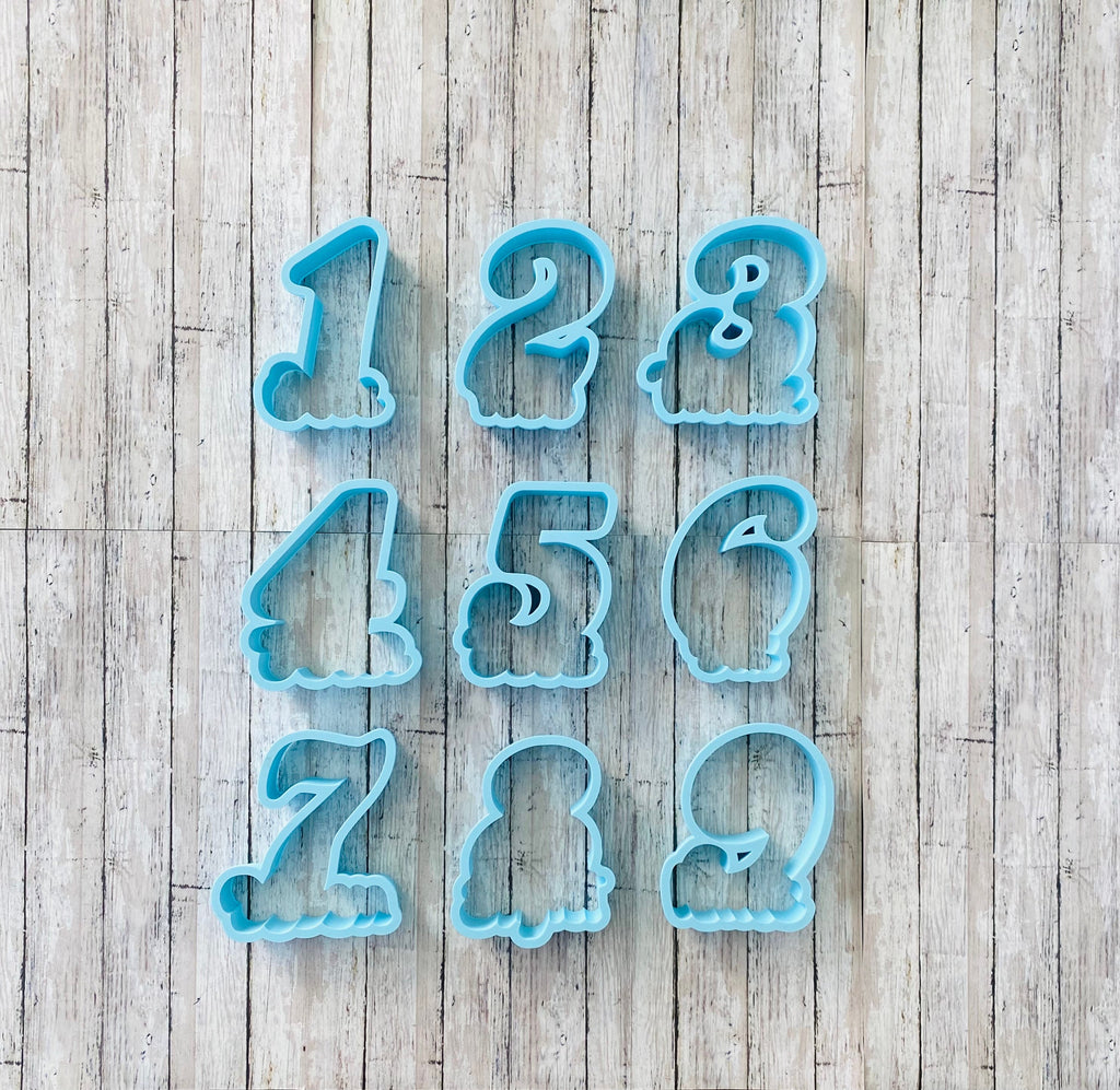 Numbers Cookie cutters, birthday cutters, counting cutters