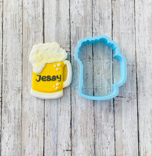 Beer Mug Cookie Cutter, mug cutter, beer cutter, drink cutter, guy cutter