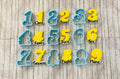 Numbers Cookie cutters, birthday cutters, counting cutters