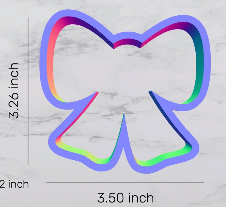 Bow Cookie Cutter, hair cutter, girl cutter, baby cutter, baby shower cutter, mini mouse cutter, hair bow cutter