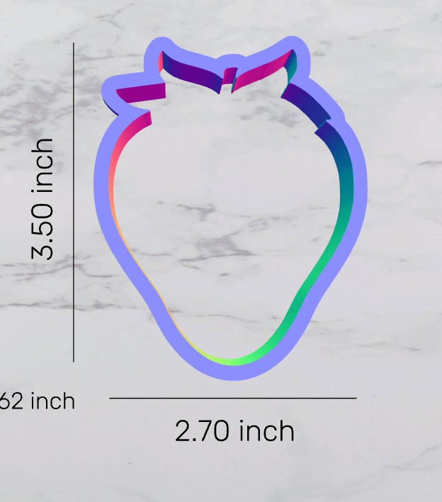 Strawberry Cookie Cutter, fruit cutter, food cutter, garden cutter