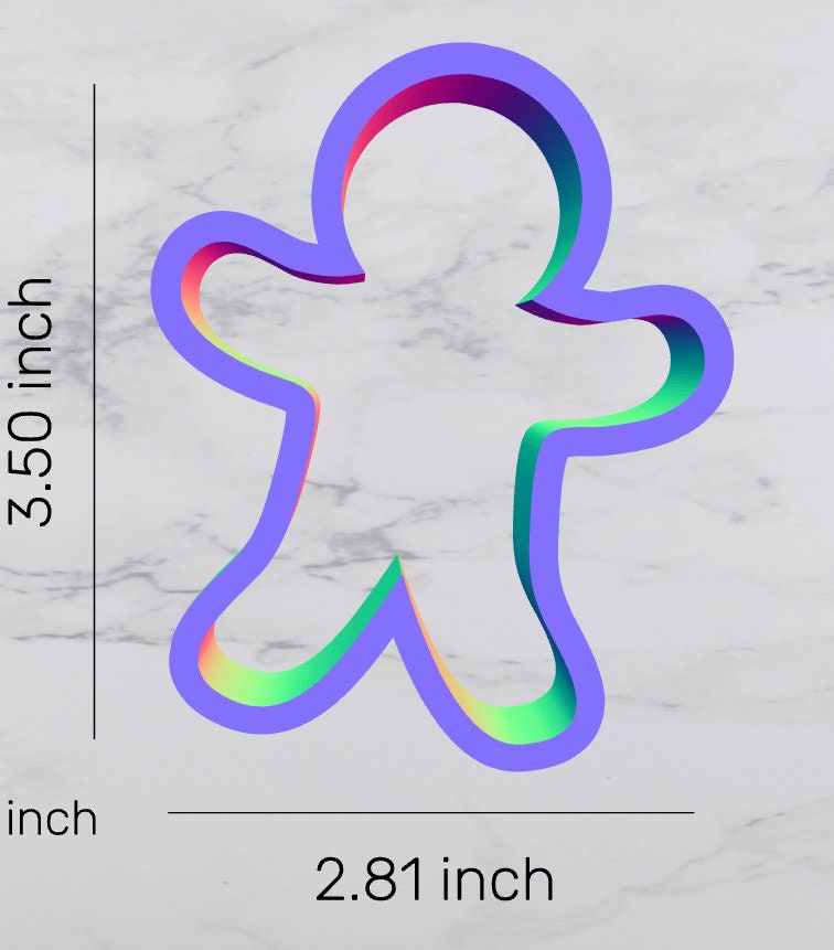 Gingerbread Cookie Cutter, Christmas cutter, gingerbread man cutter, gingerbread girl cutter, Christmas cookies