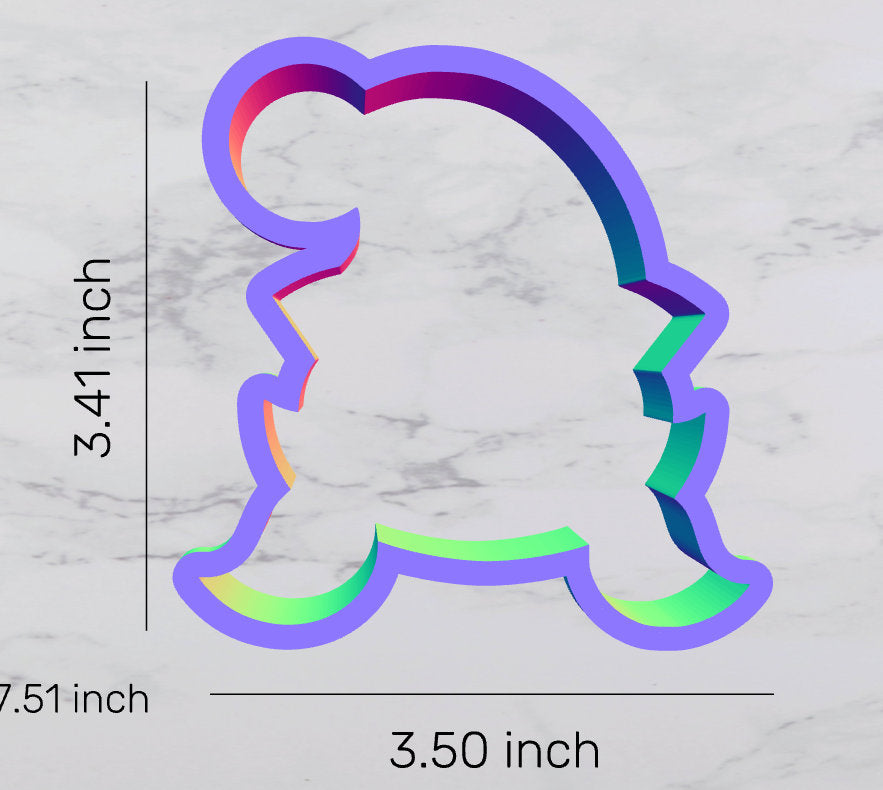Elf Head Cookie Cutter, Christmas cutter, boy elf cutter, girl elf cutter