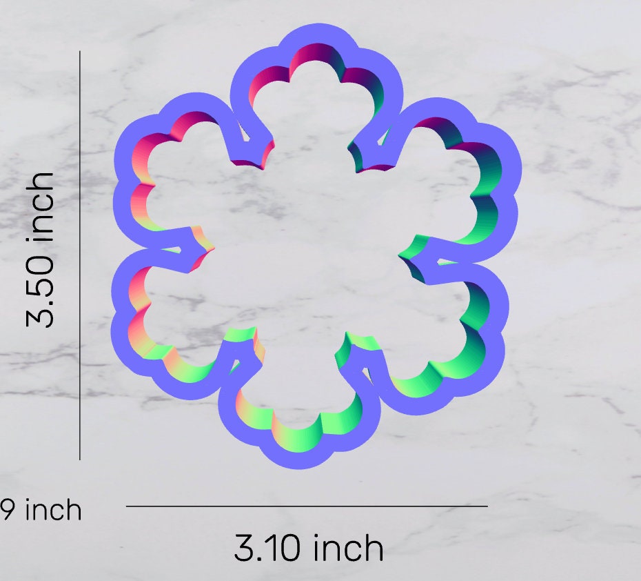 Snowflake Cookie Cutter, Christmas cutter, snow cutter, Elsa cutter, frozen cutter