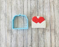 Heart Envelope Cookie Cutter, valentines cutter, envelop cutter, heart mini cutter, love letter cutter, letter cutter, holiday cutter
