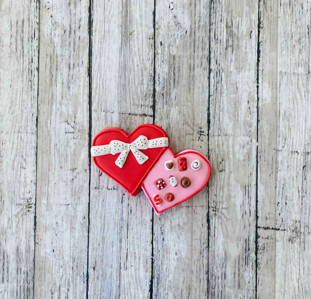 Double Heart Cookie Cutter, shape cutter, heart cutter, wedding cutter, valentines cutter, candy box cutter, chocolate box cutter