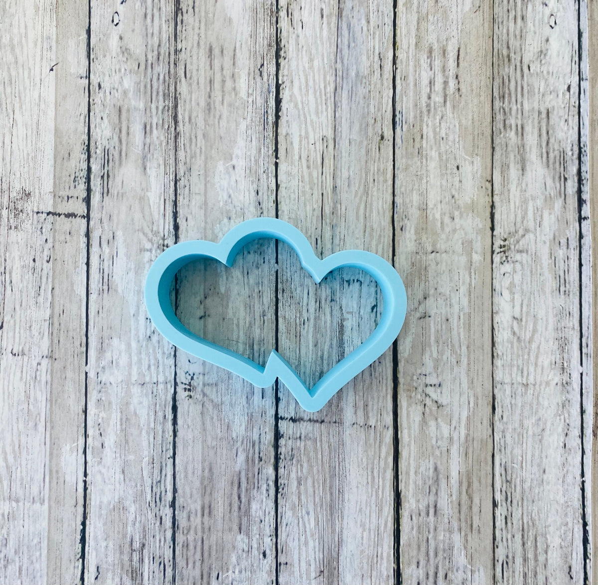 Double Heart Cookie Cutter, shape cutter, heart cutter, wedding cutter, valentines cutter, candy box cutter, chocolate box cutter