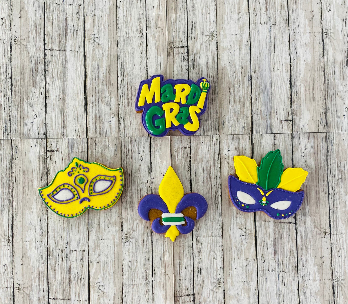 Mardi Gras Cookie Cutter, mask cutter, flour de lis cutter