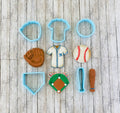 Baseball Cookie Cutter, bat cutter, sports cutter, ball cutter, mit cutter, jersey cutter, plate cutter