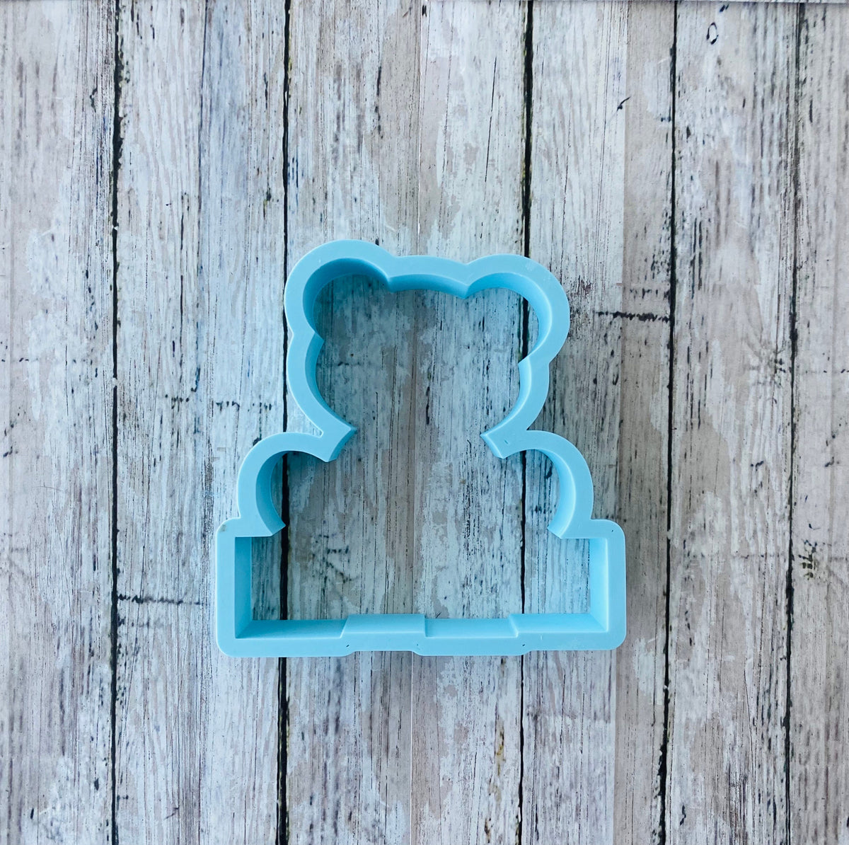 Teddy Bear with Blocks Cookie Cutter, bear cutter, baby cutter, animal cutter, baby shower cutter, teddy bear cutter, block cutter