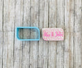 Rounded Rectangle Cookie Cutter, frame cutter, wedding cutter, bridal shower cutter, shower cutter, shape cutter, plaque cutter