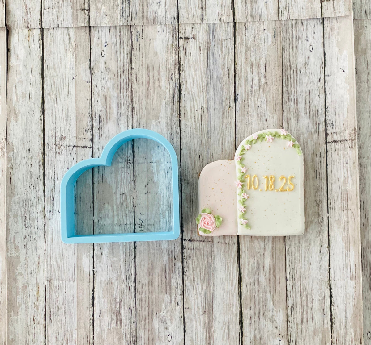Double Arch Plaque Cookie Cutter, frame cutter, wedding cutter, wedding arch bridal shower cutter, anniversary cutter, shape cutter