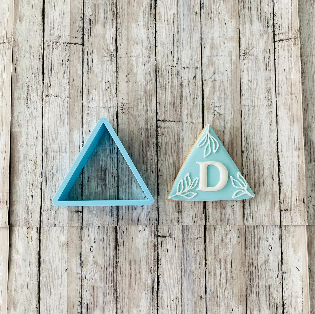Triangle Cookie Cutter, shape cutter, frame cutter, wedding cutter, anniversary cutter, party cutter