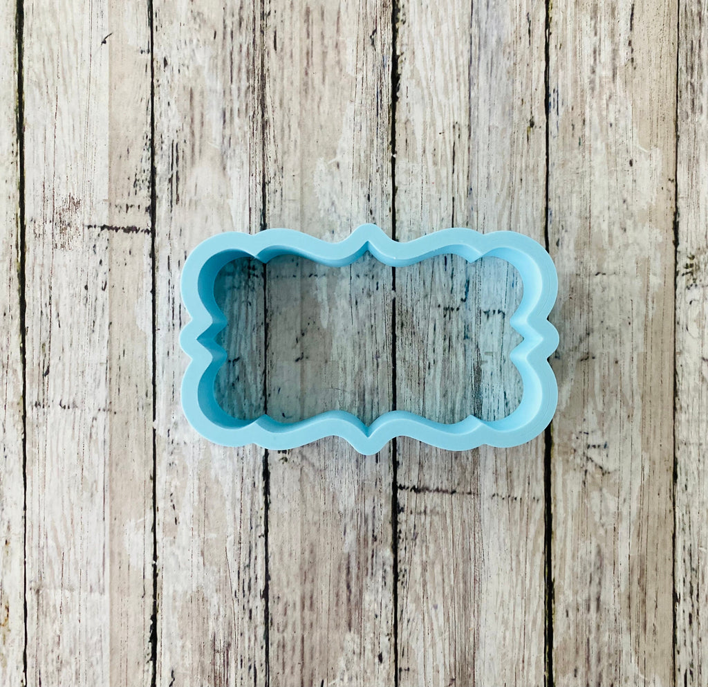 Plaque 3 Cookie Cutter, frame cutter, wedding cutter, bridal shower cutter, baby shower cutter, anniversary cutter, shape cutter