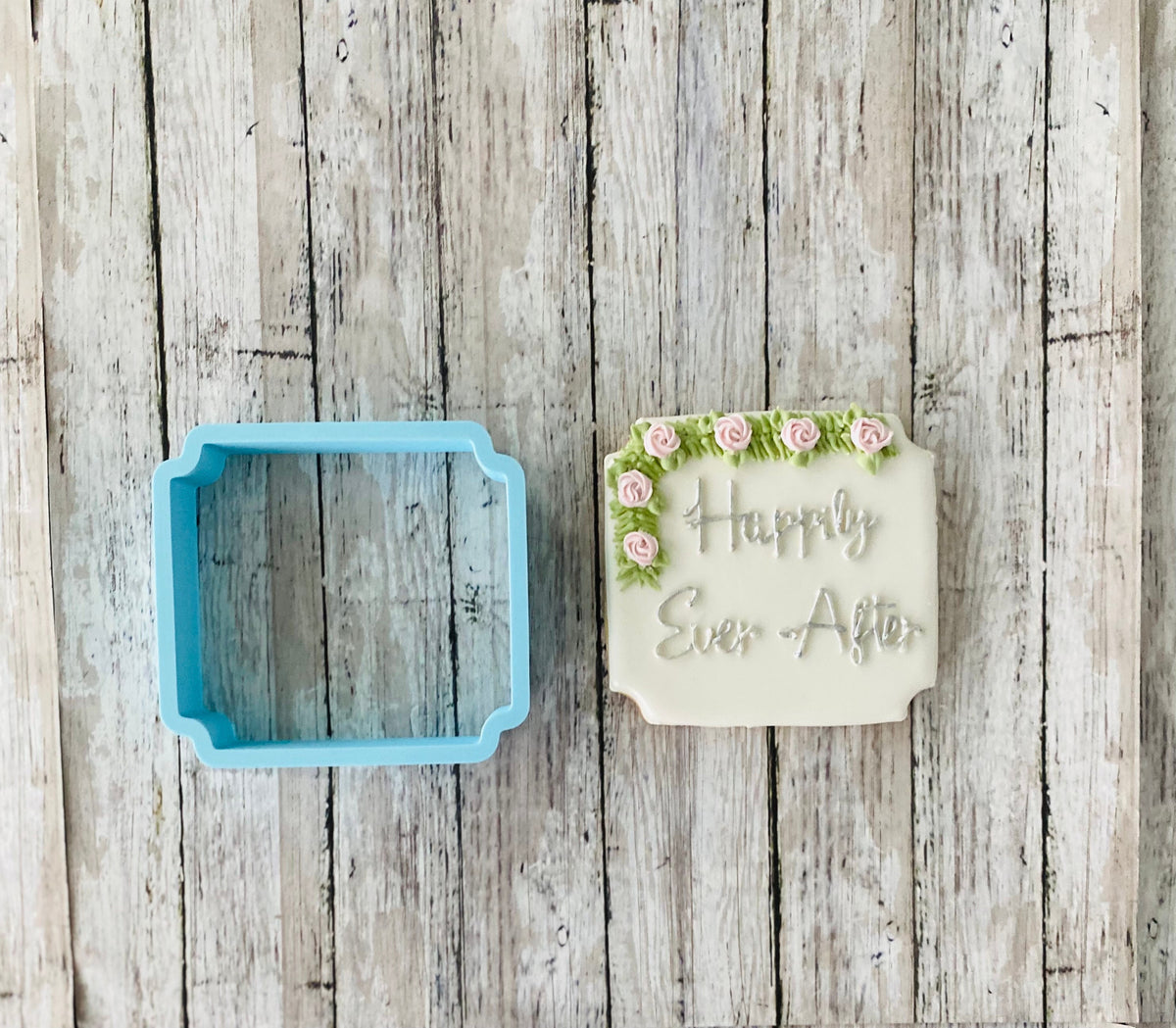 Plaque 1 Cookie Cutter, frame cutter, wedding cutter, bridal shower cutter, baby shower cutter, anniversary cutter, shape cutter