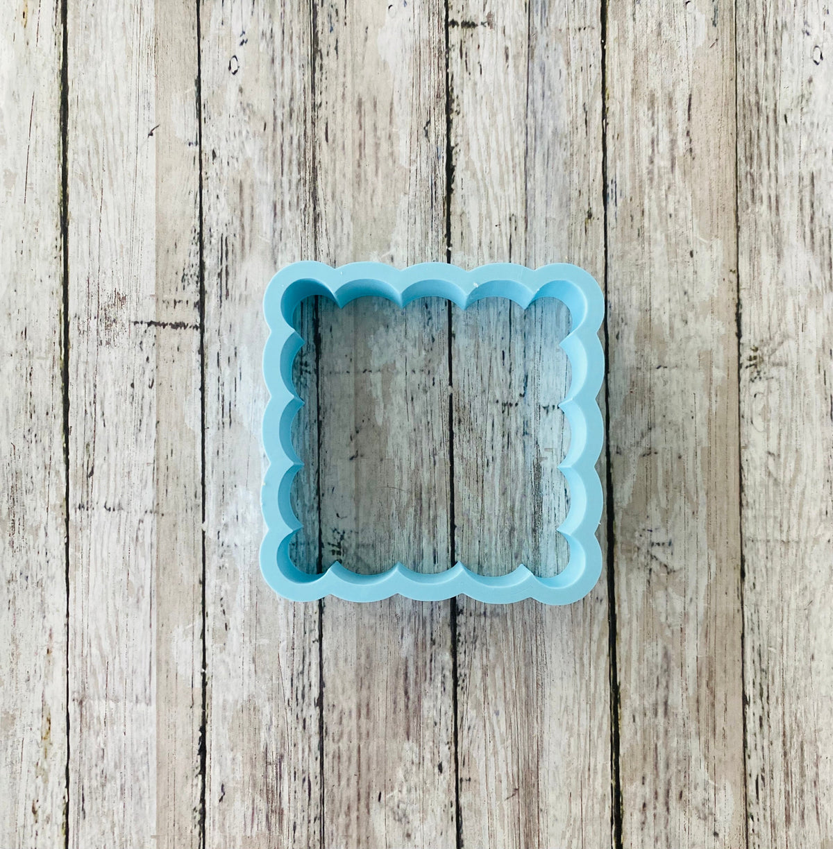Scalloped Square Cookie Cutter, frame cutter, wedding cutter, bridal shower cutter, baby shower cutter, anniversary cutter, shape cutter