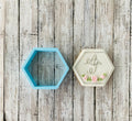 Hexagon Cookie Cutter, frame cutter, wedding cutter, bridal shower cutter, shape cutter, anniversary cutter