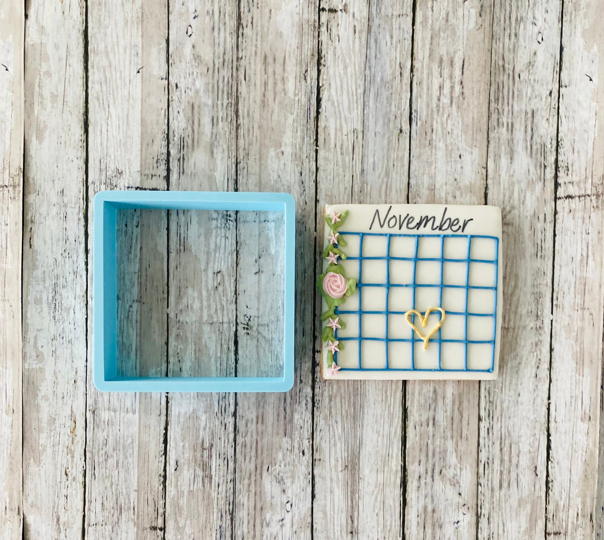 Square Cookie Cutter, shape cutter, calendar cutter, wedding cutter
