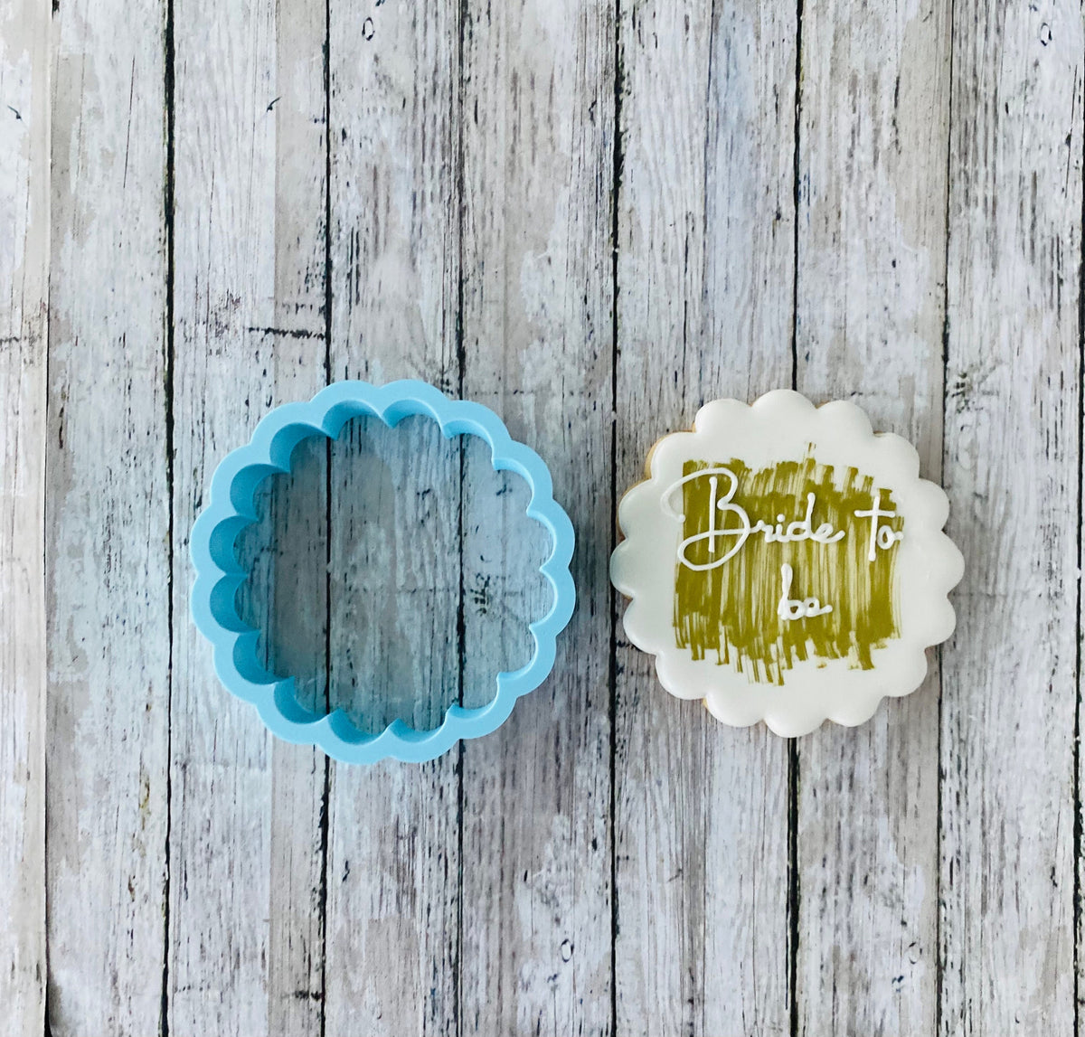 Scalloped Circle Cookie Cutter, shape cutter, circle cutter, wedding cutter, valentines cutter, anniversary cutter