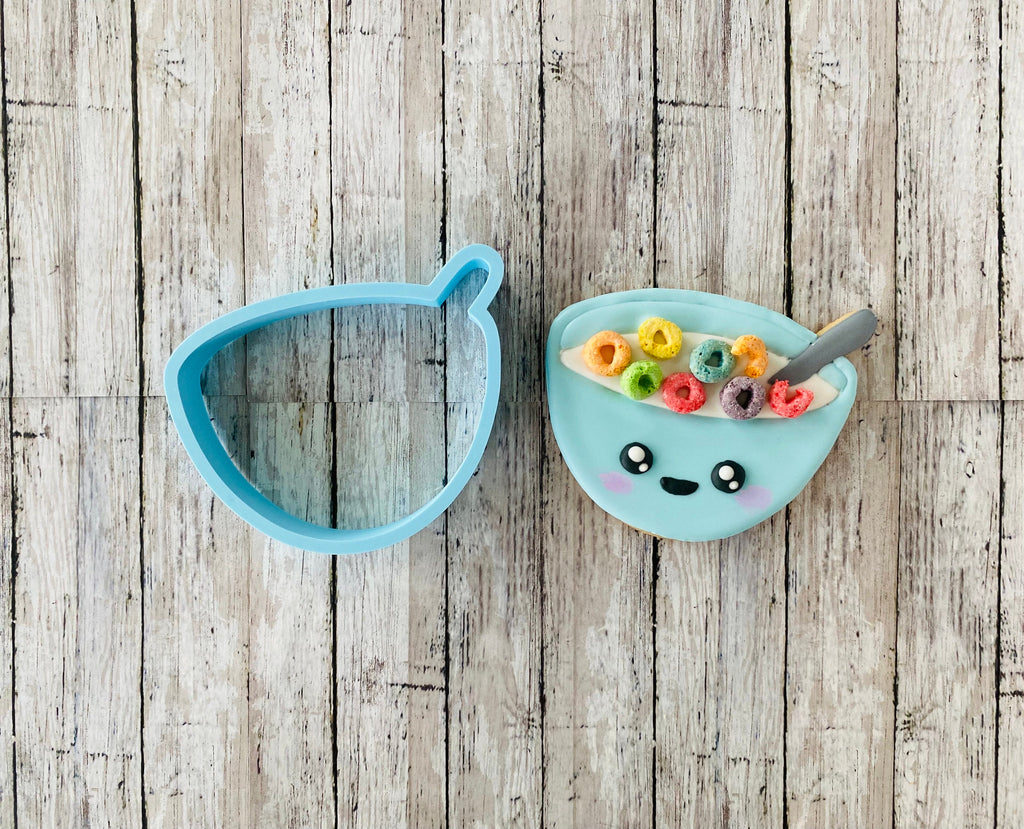 Bowl of Cereal Cookie Cutter, cereal bowl cutter, cereal cutter, breakfast cutter, food cutter, kid cutter