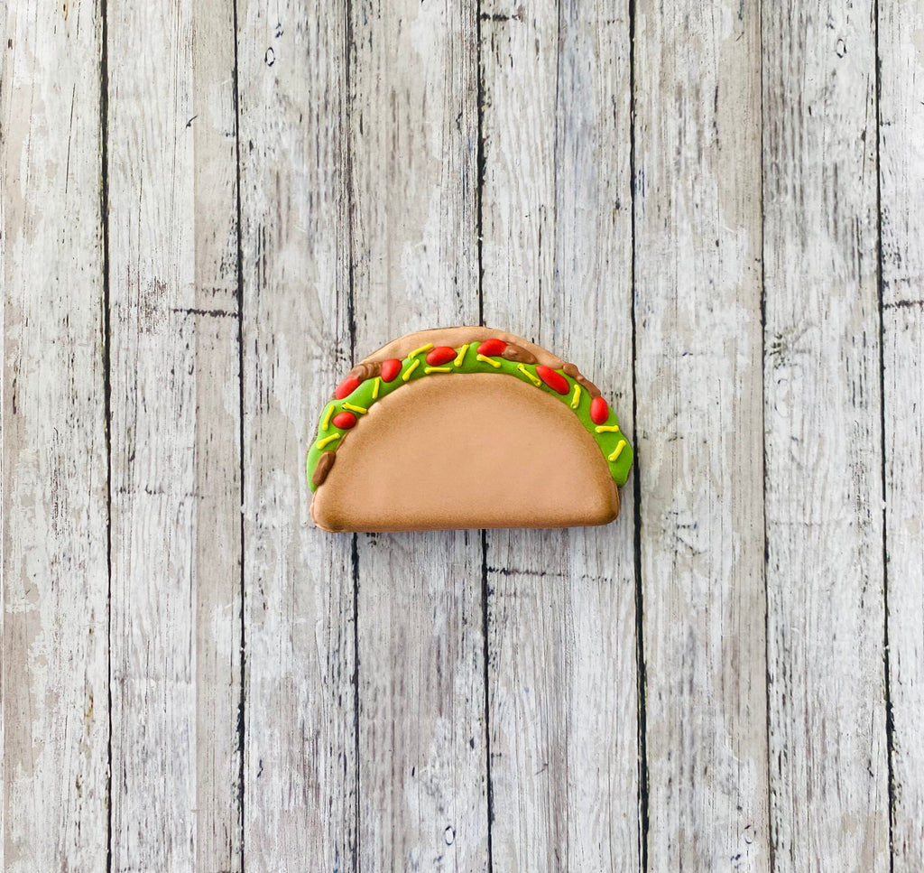 Taco Cookie Cutter, Mexican food Cutter, Cookout Cutter, Food Cutter, fiesta cutter