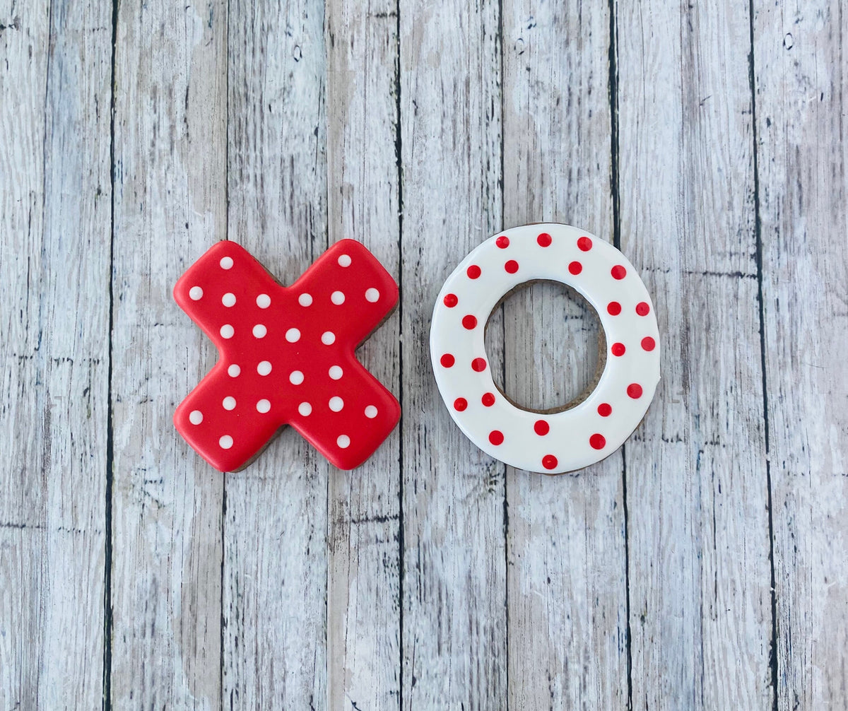 X and O Cookie Cutter, valentines cutter, X cutter, o cutter, love  cutter, letters cutter, holiday cutter, hugs & kisses cutter