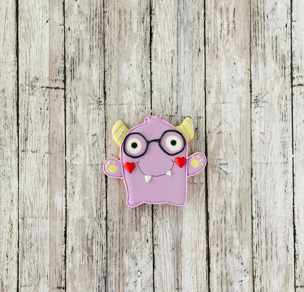 Monster 2 Cookie Cutter, Animal cutter, valentines cutter, party cutter, kid cutter