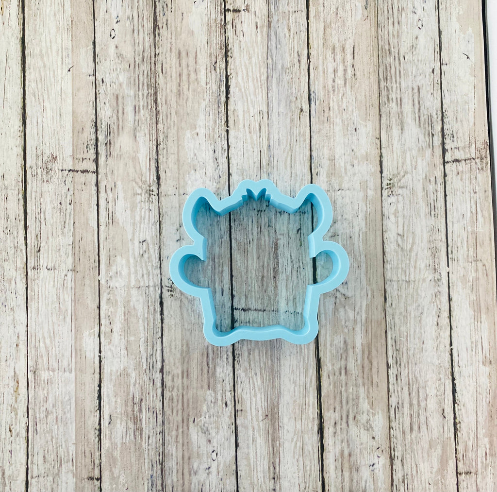 Monster 2 Cookie Cutter, Animal cutter, valentines cutter, party cutter, kid cutter