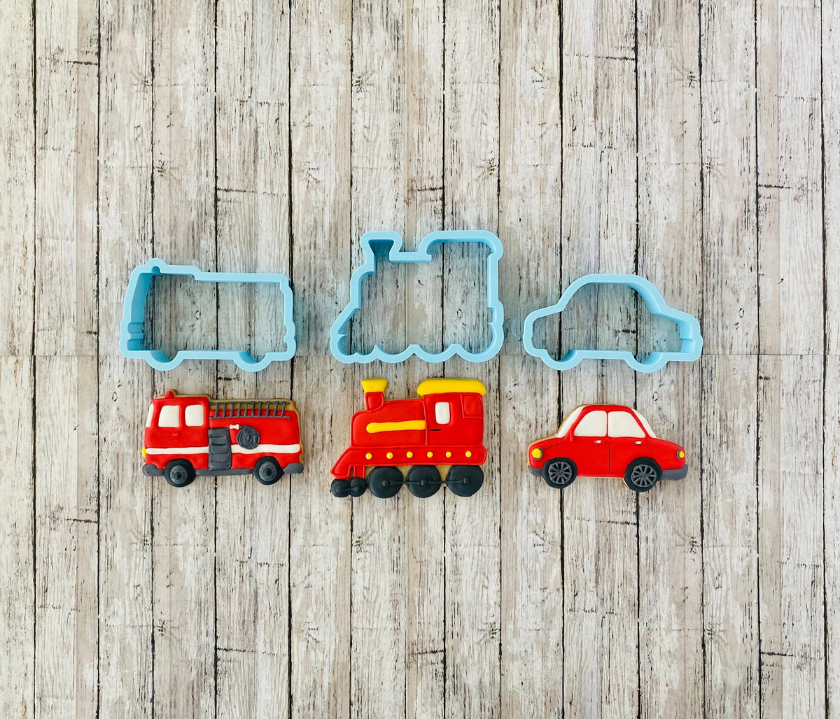 Vehicle Cookie Cutters, Car cutter, fire truck cutter, train cutter, boy cutter, birthday cutter