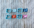 Teens Numbers Cookie cutters, birthday cutters, counting cutters, 10 cutter, 16 cutter, 18 cutter, 21 cutter
