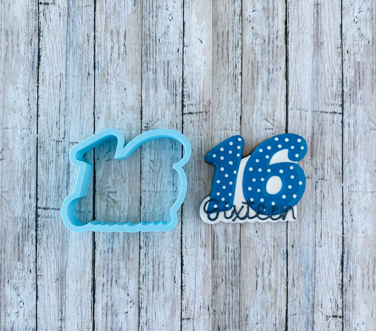 Teens Numbers Cookie cutters, birthday cutters, counting cutters, 10 cutter, 16 cutter, 18 cutter, 21 cutter