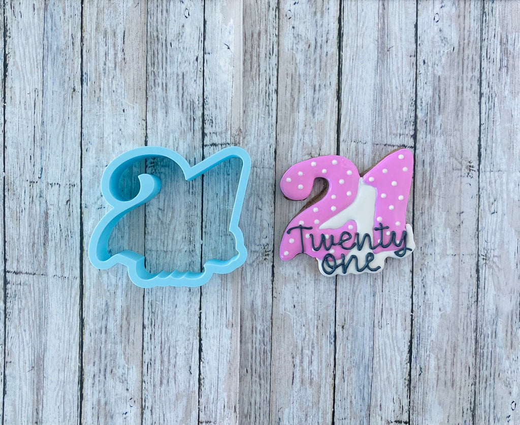 Teens Numbers Cookie cutters, birthday cutters, counting cutters, 10 cutter, 16 cutter, 18 cutter, 21 cutter