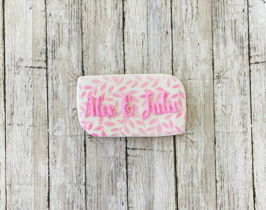 Rounded Rectangle Cookie Cutter, frame cutter, wedding cutter, bridal shower cutter, shower cutter, shape cutter, plaque cutter