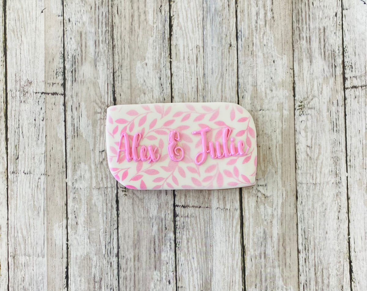 Rounded Rectangle Cookie Cutter, frame cutter, wedding cutter, bridal shower cutter, shower cutter, shape cutter, plaque cutter