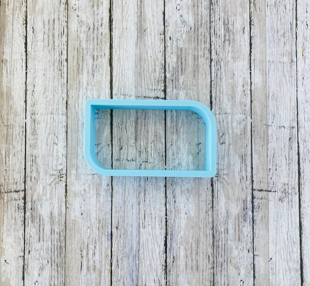Rounded Rectangle Cookie Cutter, frame cutter, wedding cutter, bridal shower cutter, shower cutter, shape cutter, plaque cutter