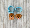 Dog Cookie Cutter, animal cutter, dog head cutter, pet cutter