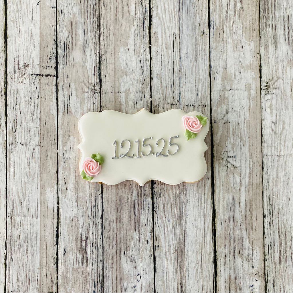 Plaque 3 Cookie Cutter, frame cutter, wedding cutter, bridal shower cutter, baby shower cutter, anniversary cutter, shape cutter