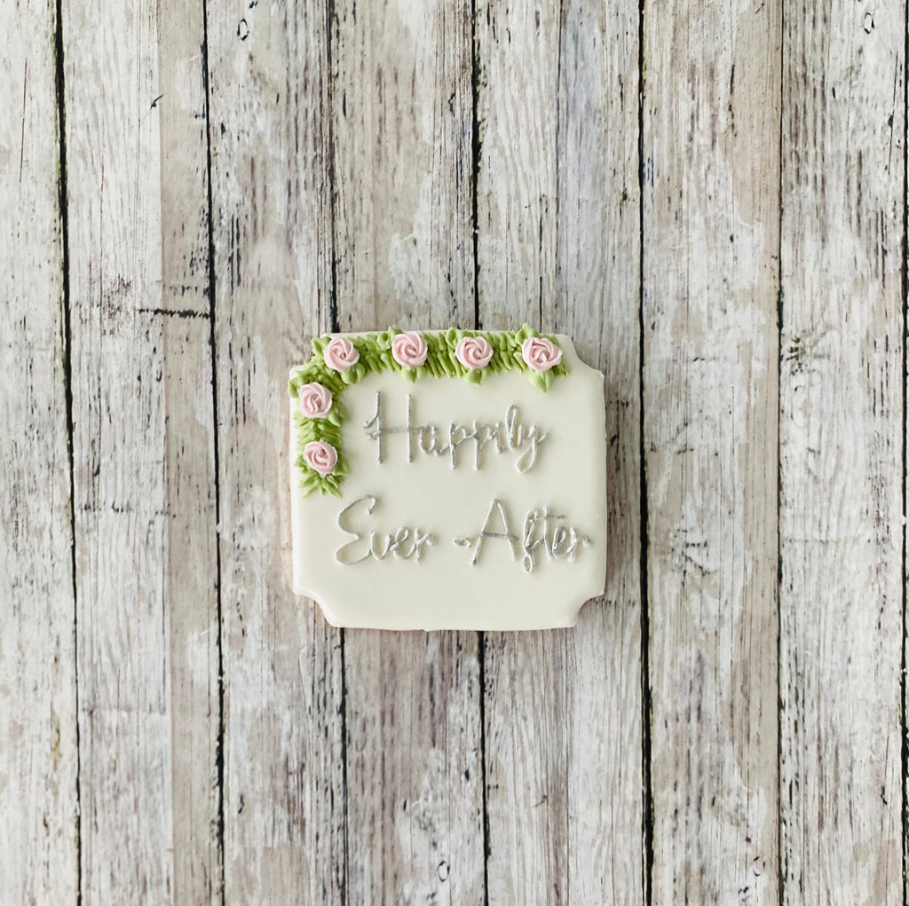Plaque 1 Cookie Cutter, frame cutter, wedding cutter, bridal shower cutter, baby shower cutter, anniversary cutter, shape cutter