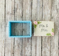 Scalloped Rectangle Cookie Cutter, frame cutter, wedding cutter, bridal shower cutter, baby shower cutter, anniversary cutter, shape cutter
