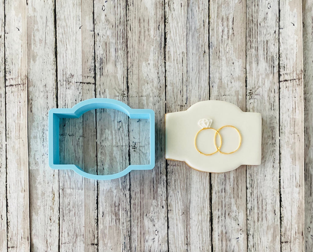Wedding Frame 1 Cookie Cutter, frame cutter, wedding cutter, bridal shower cutter, baby shower cutter, anniversary cutter, shape cutter